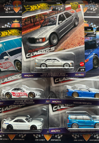 HW - Car Culture - Modern Classics set 5 cars