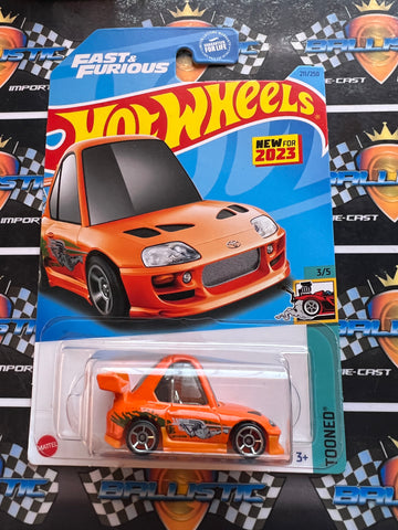 HW - F&F - Tooned Toyota Supra - USA Long Card